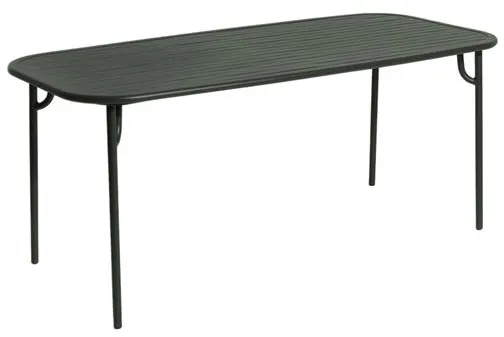 Petite Friture WEEK-END Rektangulært Bord Glass Grønn