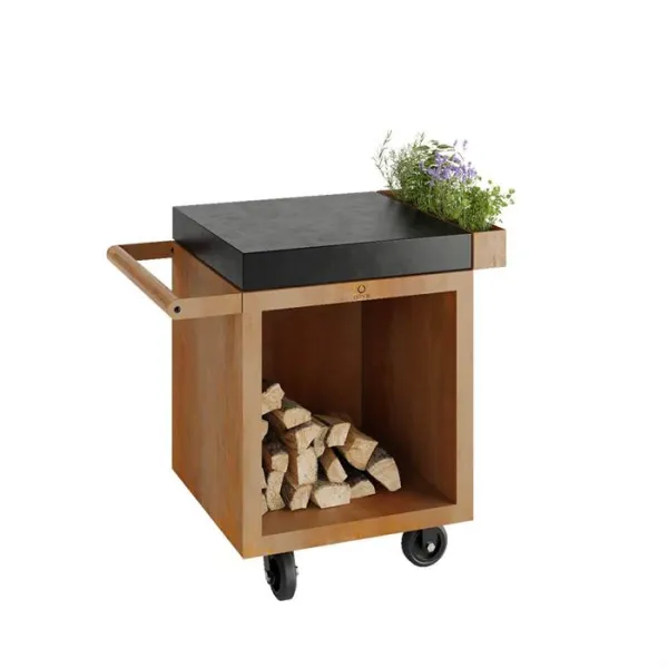 OFYR Mise en Place Table Corten Pro 65 Keramisk Mørk Grå