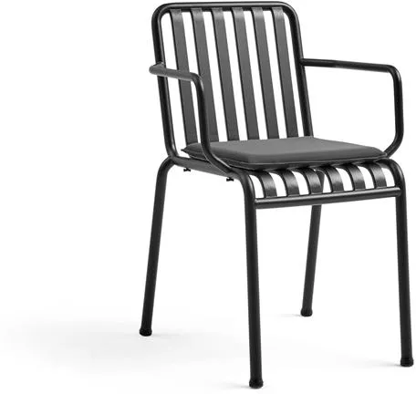 HAY Palissade Stol med Armlener Antrasitt