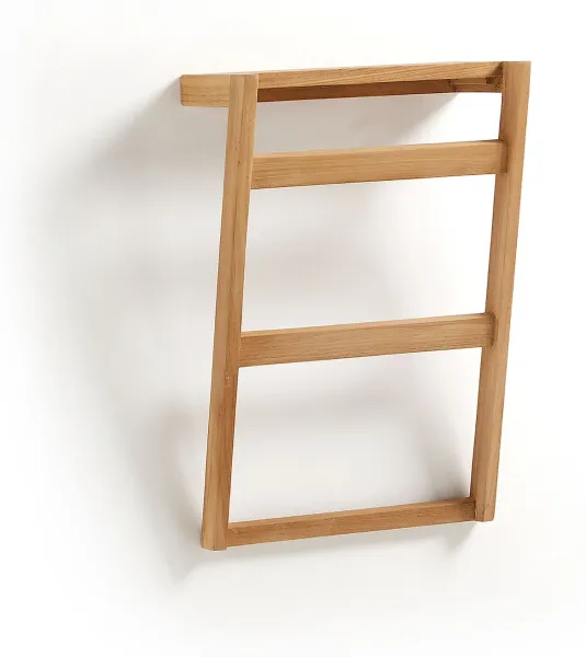 Kuveni, Håndklestativ, naturlig, massivt tre