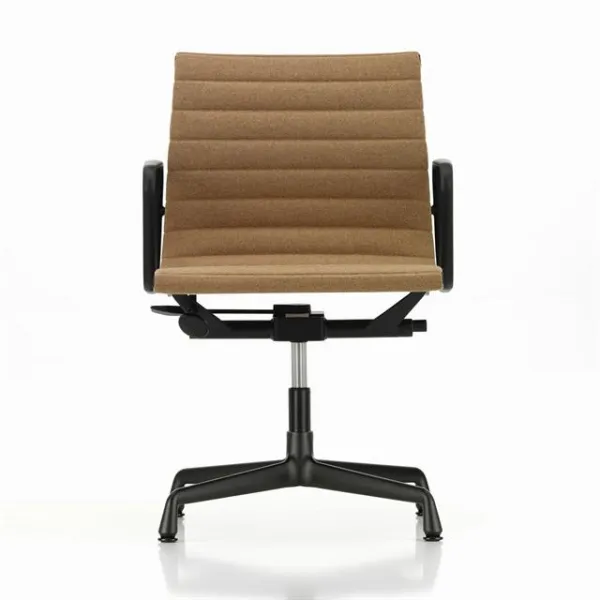 Vitra Aluminium EA 132 Kontorstol med Swivel & Armlener Papyrus
