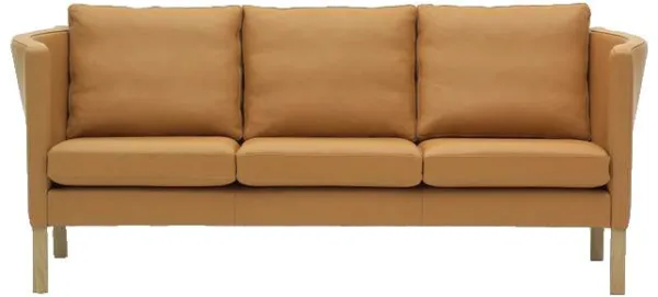 Nielaus AV59 Lærsofa - 3 Pers.