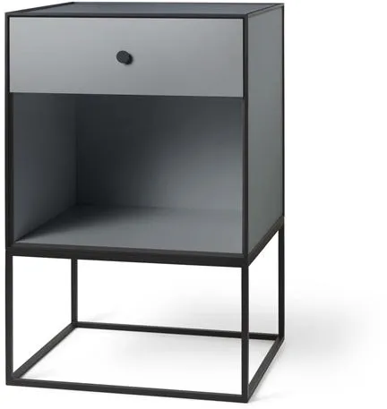 Audo Frame 49 Sidebord med 1 skuff Mørkegrå