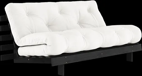 Karup Design Roots Sovesofa med madrass Roots 160x200 Natur/Svart lakkert