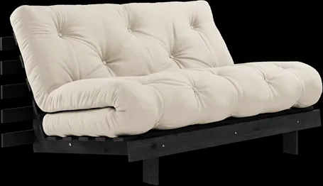 Karup Design Roots Sovesofa med madrass 140x200 747 Beige/Svart Furu