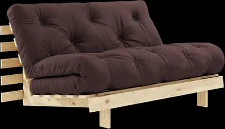Karup Design Roots Sovesofa med madrass 140x200 715 Brun/Furu