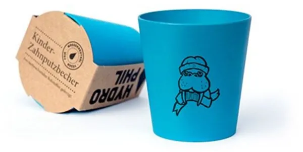 Organic Beauty Tannbørstekrus Blå Hydrophil (1 stk)